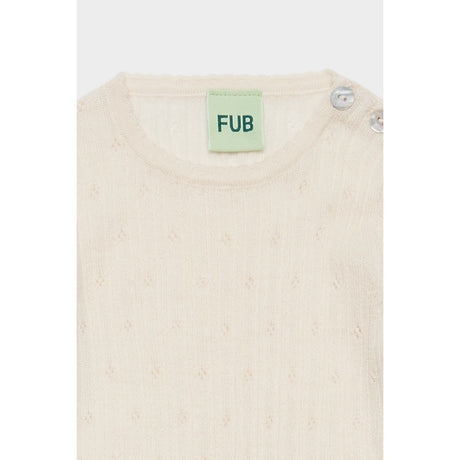 FUB Ecru Baby Pointelle Body