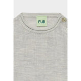 FUB Light Grey Melange Baby Rib Body