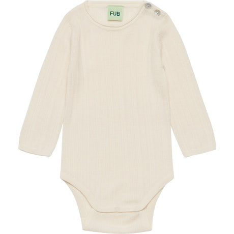 FUB Ecru Baby Rib Body