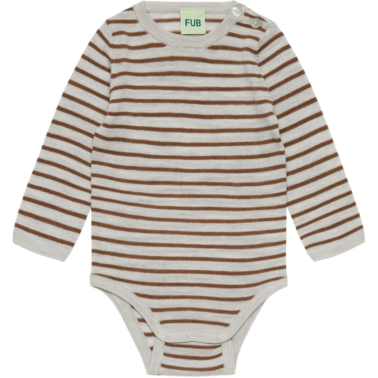 FUB Light Grey Melange/Hazel Melange Baby Body