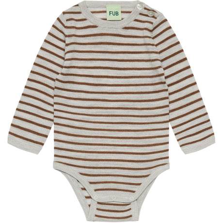 FUB Light Grey Melange/Hazel Melange Baby Body