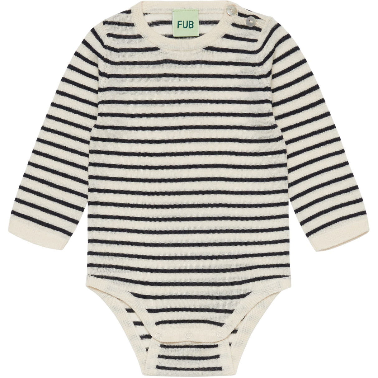 FUB Ecru/Navy Baby Body
