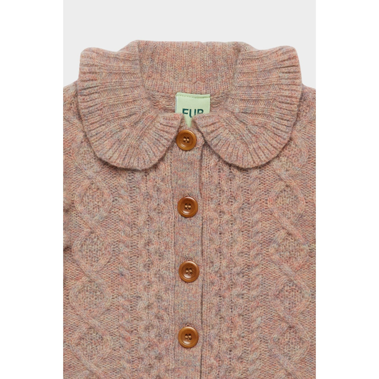 FUB Tivoli Lambswool Aran Cardigan