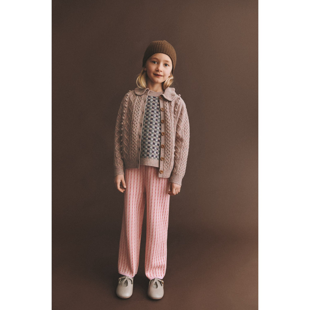 FUB Tivoli Lambswool Aran Cardigan