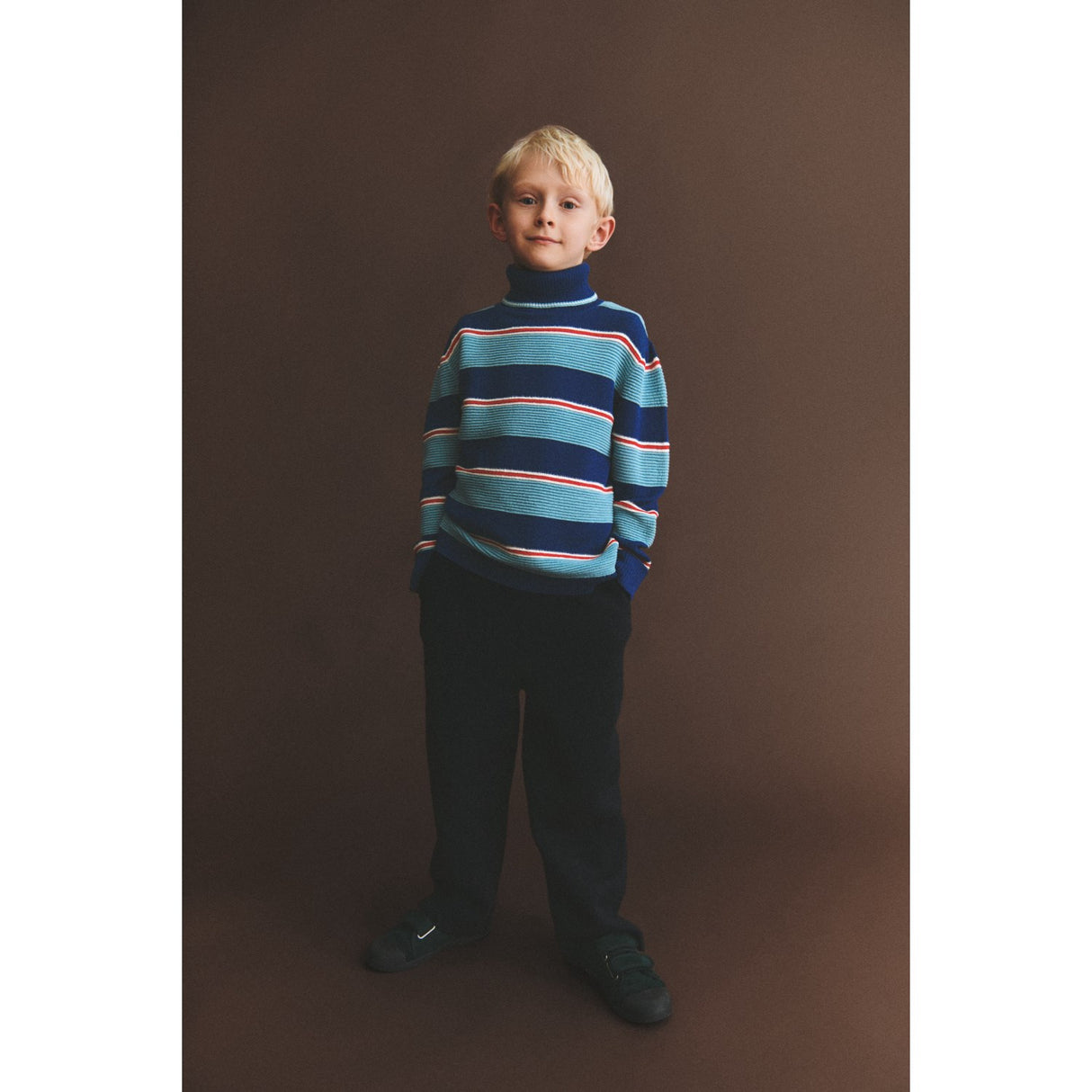 FUB Dark Navy Felted Pants