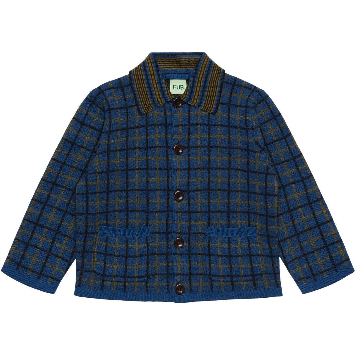 FUB Deep Indigo Felted Jacket