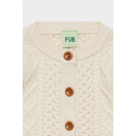 FUB Ecru Aran Cardigan