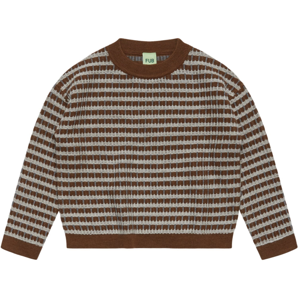 FUB Hazel Melange/ Light Grey Melange/Steel Multi Sweater