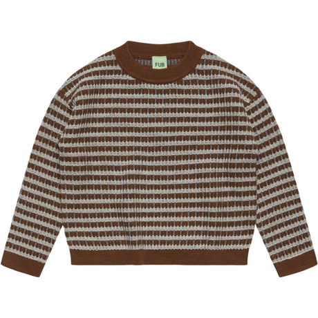 FUB Hazel Melange/ Light Grey Melange/Steel Multi Sweater