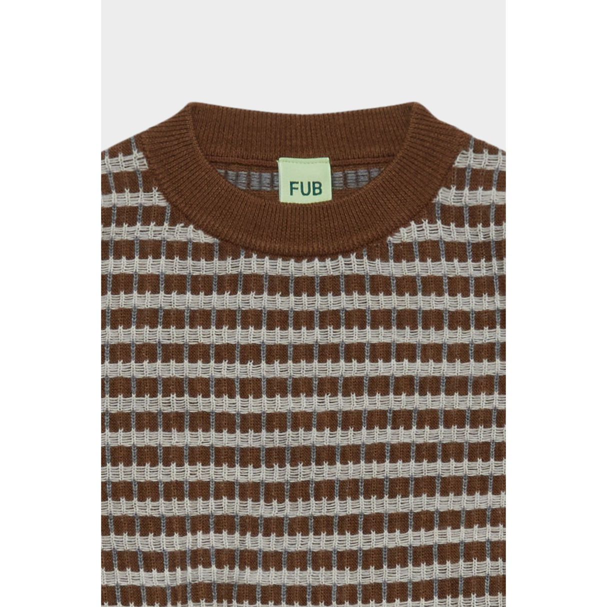FUB Hazel Melange/ Light Grey Melange/Steel Multi Sweater