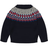 FUB Dark Navy Fair Isle Sweater