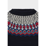 FUB Dark Navy Fair Isle Sweater