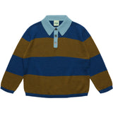 FUB Deep Indigo/Moss Striped Polo