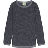 FUB Steel/Dark Navy Rib Blouse