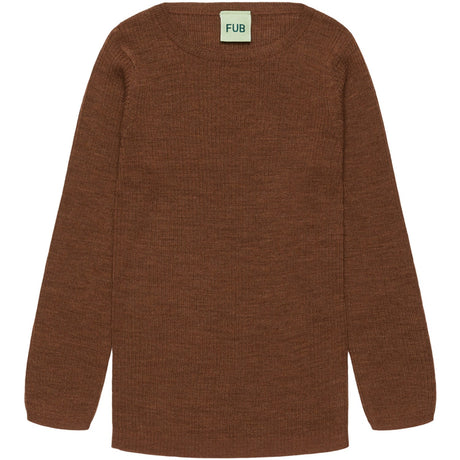 FUB Hazel Melange Rib Blouse