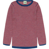 FUB Ecru/Classic Red/Deep Indigo Rib Blouse