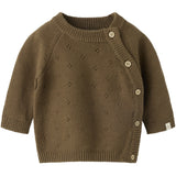 Lil'Atelier Teak Nbnlaguna Ls Wrap Knit Lil