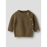 Lil'Atelier Teak Nbnlaguna Ls Wrap Knit Lil