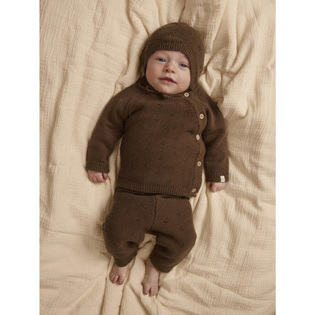 Lil'Atelier Teak Nbnlaguna Ls Wrap Knit Lil