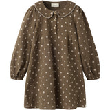 Lil'Atelier Teak Nmfhulla Ls Loose Dress Lil