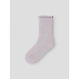 Name It Catawba Grape Lavender Fog + Birch Nmfrosie 3-Pack Socks