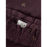 Name It Catawba Grape Glitter Bow Nmfbella Wide Cord Glitter Pants 4510-Yt