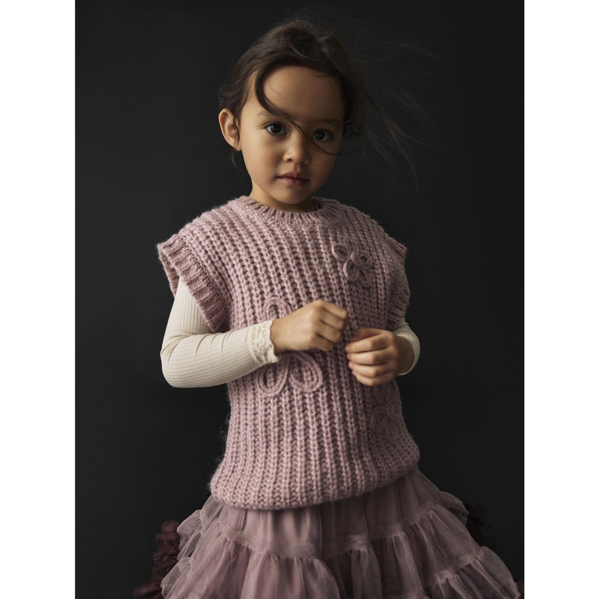 Name It Mauve Shadows Nmfrina Knit Vest