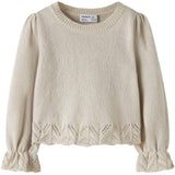 Name It Peyote Melange Silver Lurex Nmfruel Ls Knit
