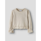 Name It Peyote Melange Silver Lurex Nmfruel Ls Knit