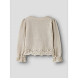 Name It Peyote Melange Silver Lurex Nmfruel Ls Knit