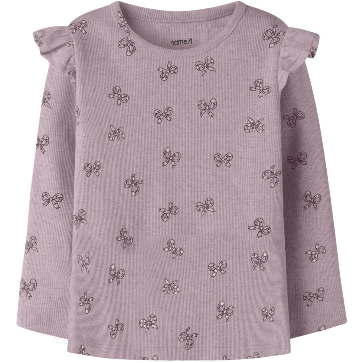 Name It Mauve Shadows Nmfrulies Ls Top