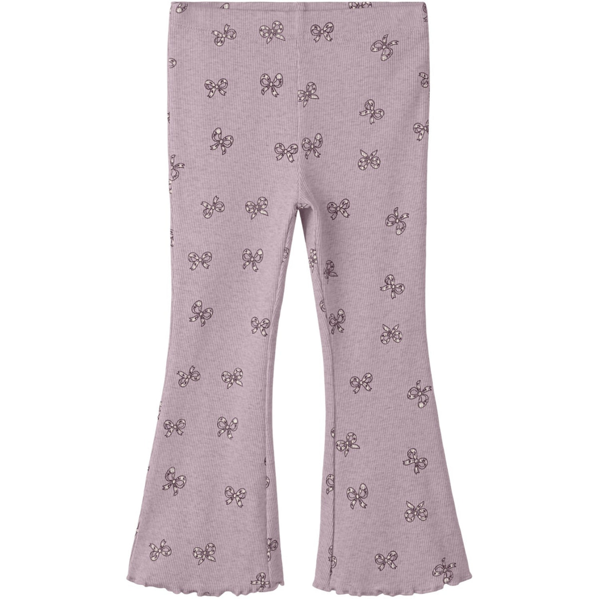 Name It Mauve Shadows Nmfrulies Flared Leggings