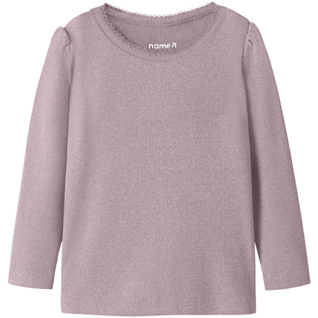 Name It Mauve Shadows Nmfrosally Ls Slim Top
