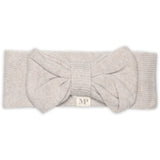 Mp Danmark Beige Melange Helsinki Headband Bow