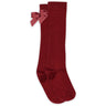 Mp Danmark Karanda Red Vita Knee Socks Bow
