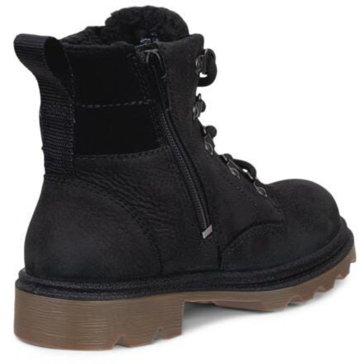 Ecco Black Grainer K Lace Up Boot