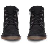 Ecco Black Grainer K Lace Up Boot