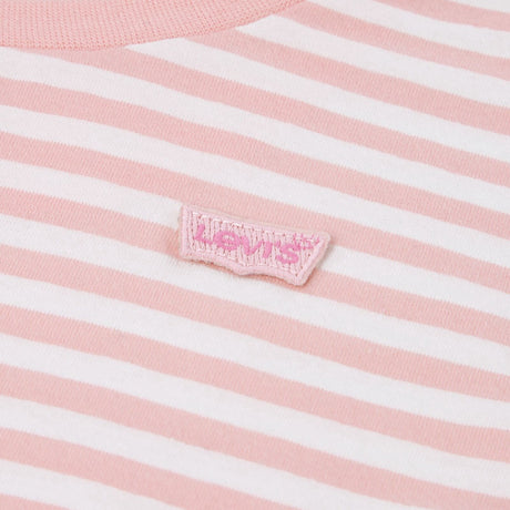 Levi's Powder Pink Stripe Ls Tee