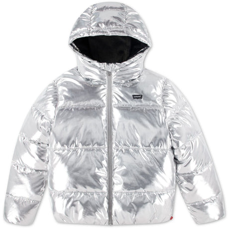 Levi's Silver Metallic Core Batwing Puffer