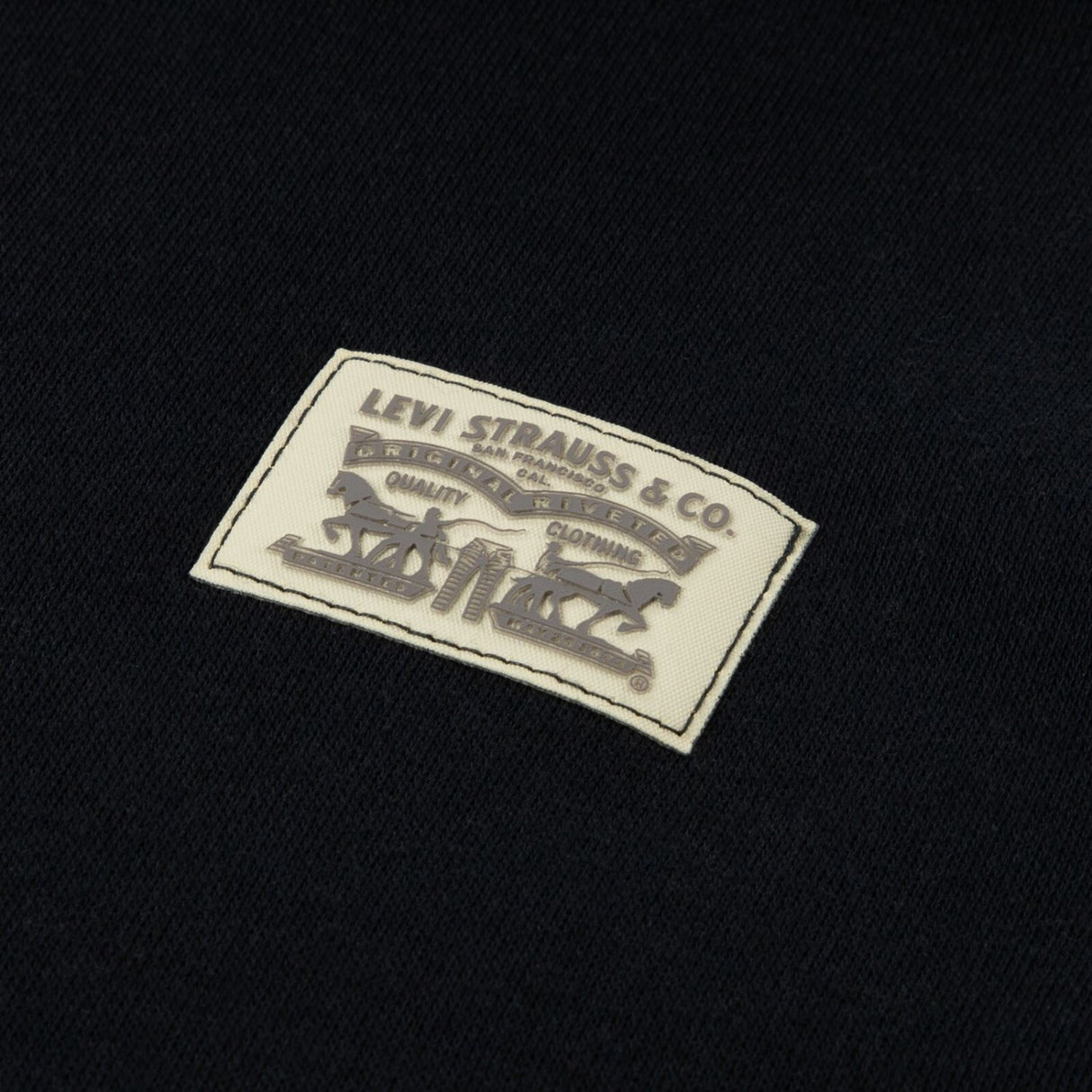 Levi's Jet Black Sleeve Hit Hoodie