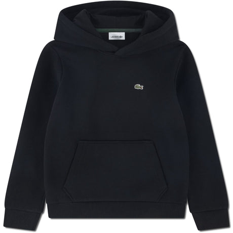LACOSTE Noir Core Fleece Pullover Hoodi