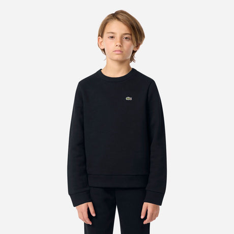 LACOSTE Noir Core Fleece Crew