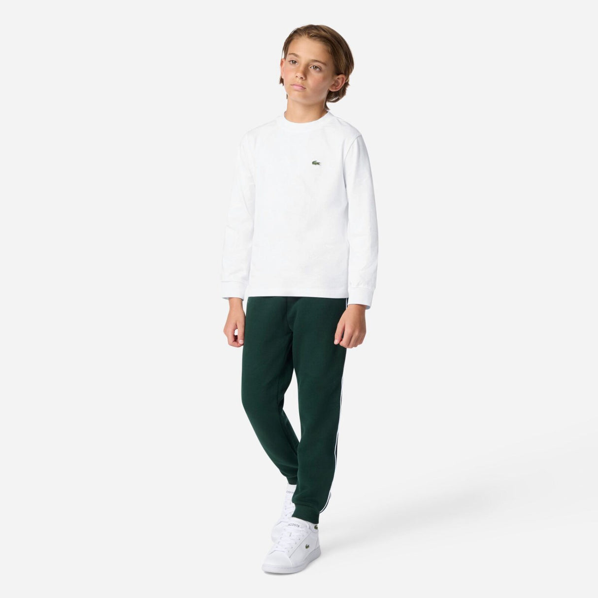 LACOSTE Blanc Icon Core L/S Tee