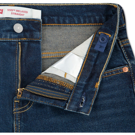 Levi's Dark Hollow 555 Relaxed Straight Jeans
