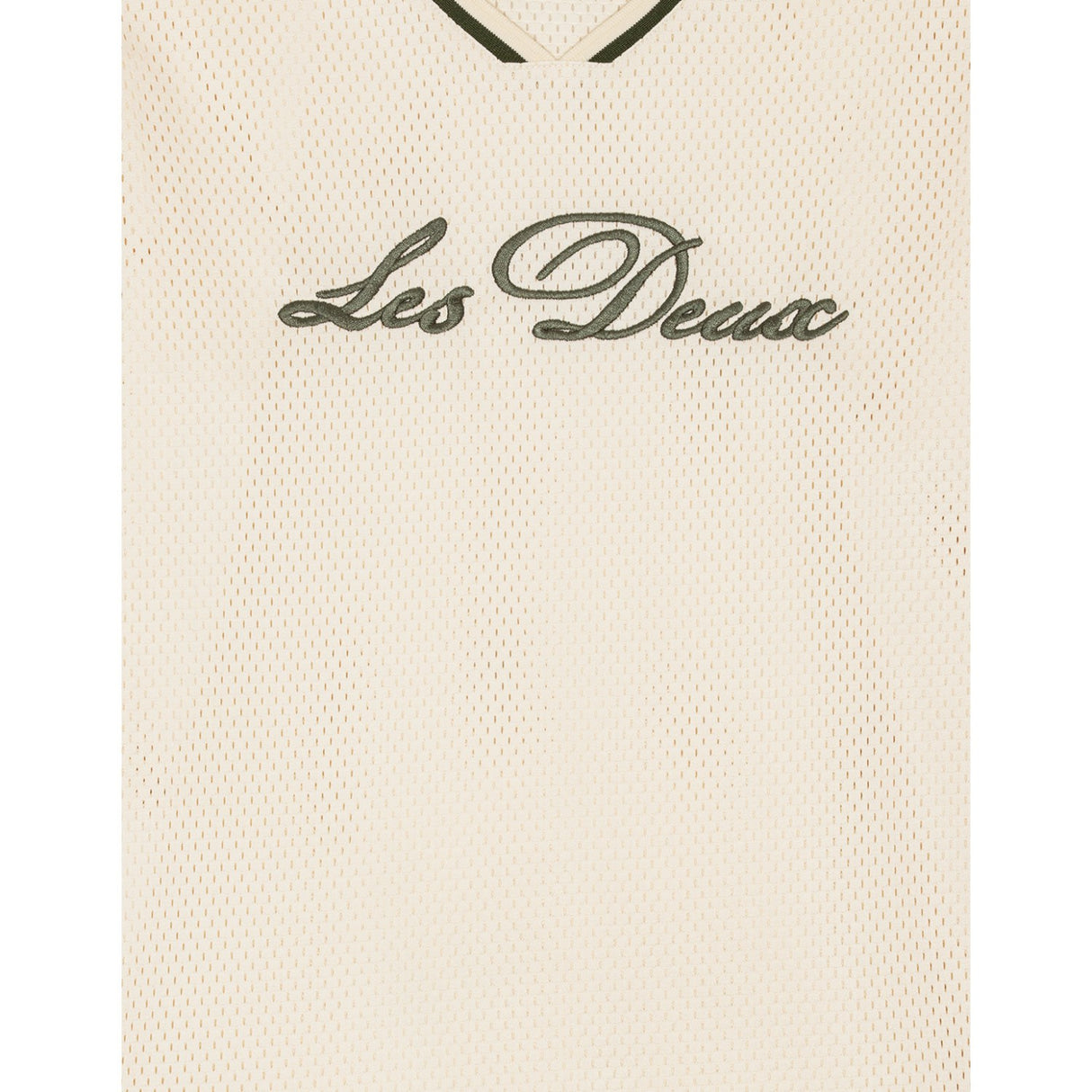 Les Deux Kids Ivory Mesh Ls T-Shirt Kids