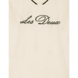 Les Deux Kids Ivory Mesh Ls T-Shirt Kids