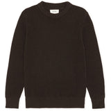 Les Deux Kids Molé Brown Rib Crewneck Knit Kids