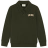 Les Deux Kids Rosin Green College Rugby Polo Sweatshirt Kids
