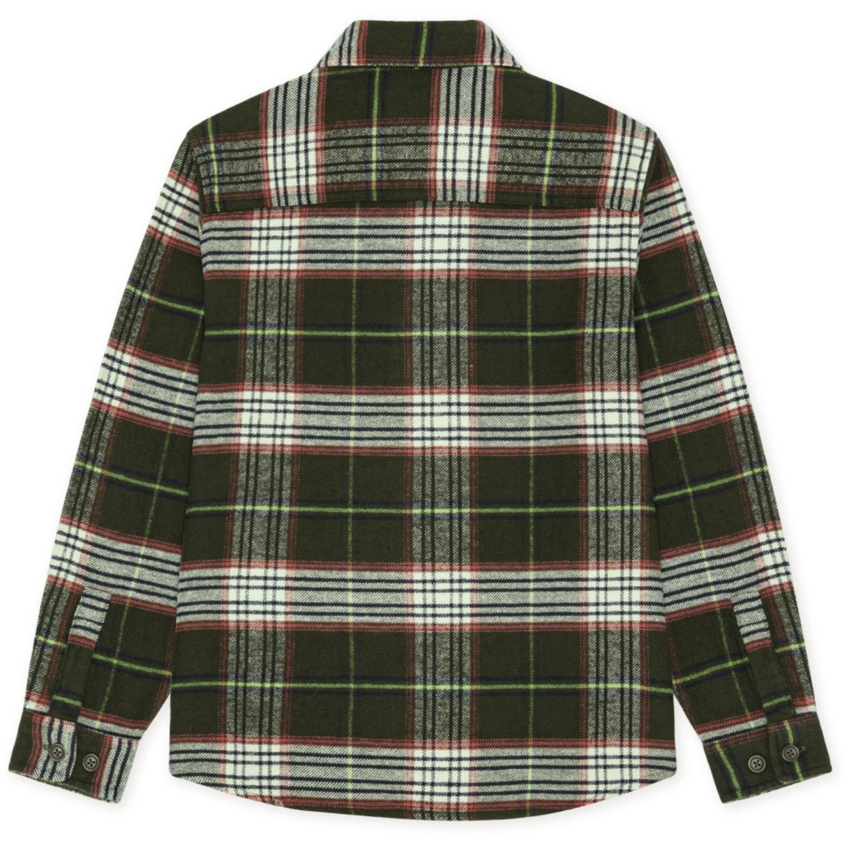 Les Deux Kids Rosin Green Check Overshirt Kids