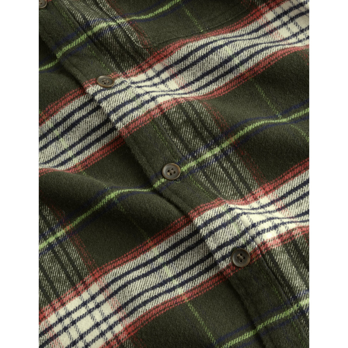 Les Deux Kids Rosin Green Check Overshirt Kids